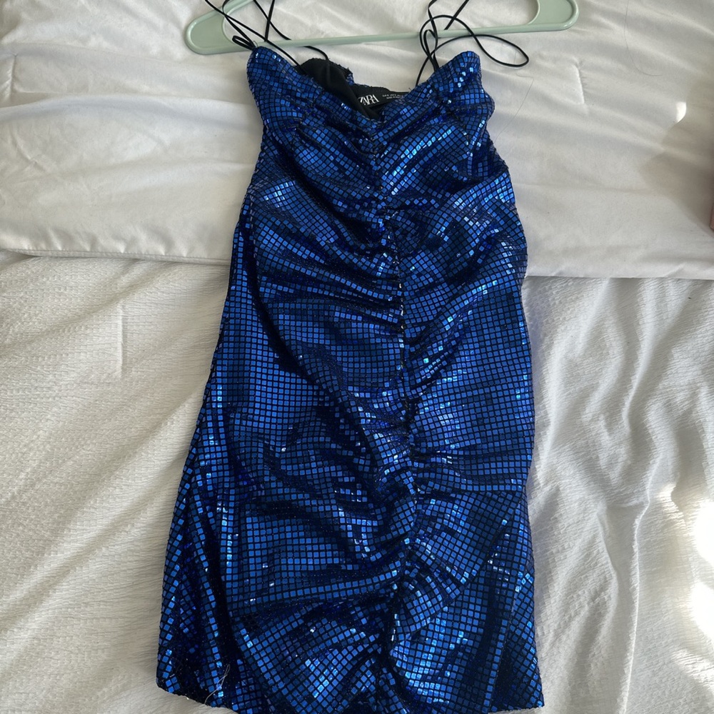 Embellished sequin dress